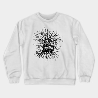 Live Love Laugh Metal - Black on Dark Gray Crewneck Sweatshirt